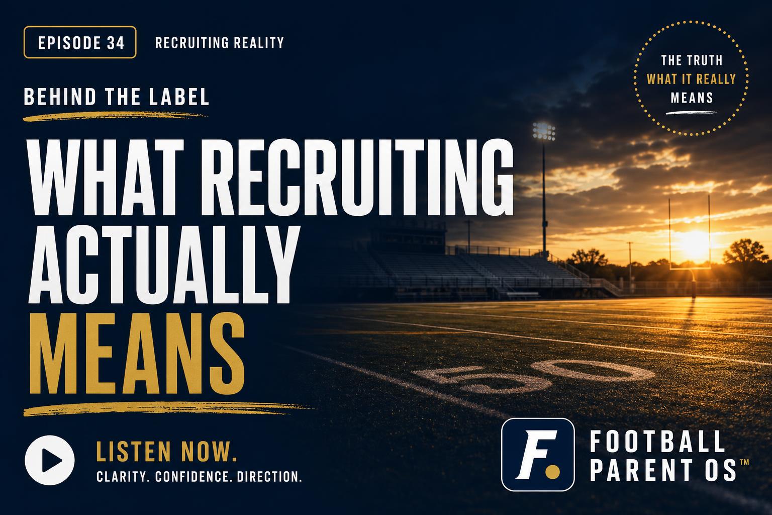 What Recruiting Actually Means